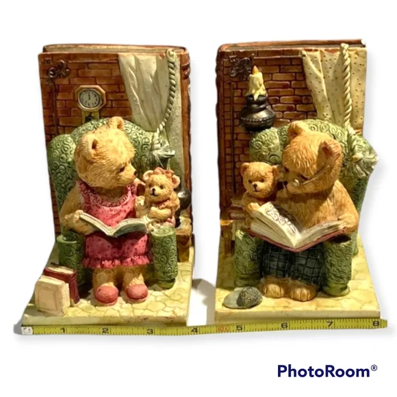 Vintage 1994 Edition Bookend Set - Picture 4 of 10